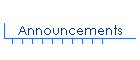 Announcements
